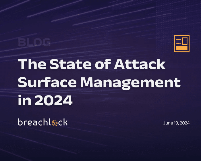 The State of Attack Surface Management in 2024 Blog Title Cover June 19th, 2024