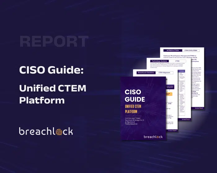 BreachLock CISO Guide to CTEM Featured Image